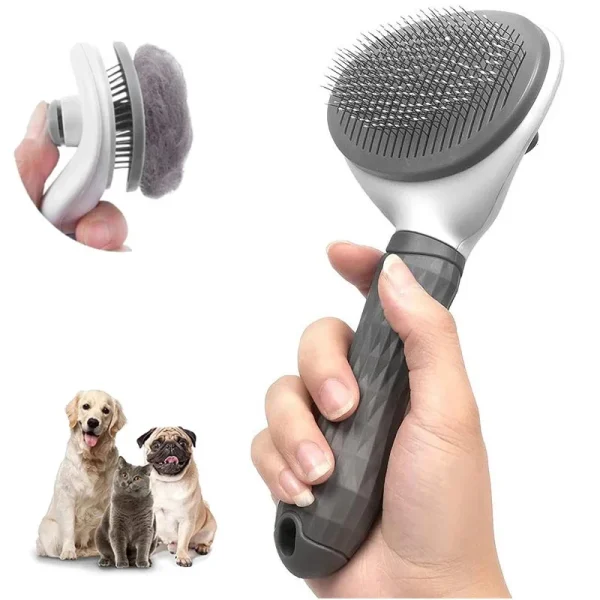 Self-Cleaning Slicker Brush for Cats