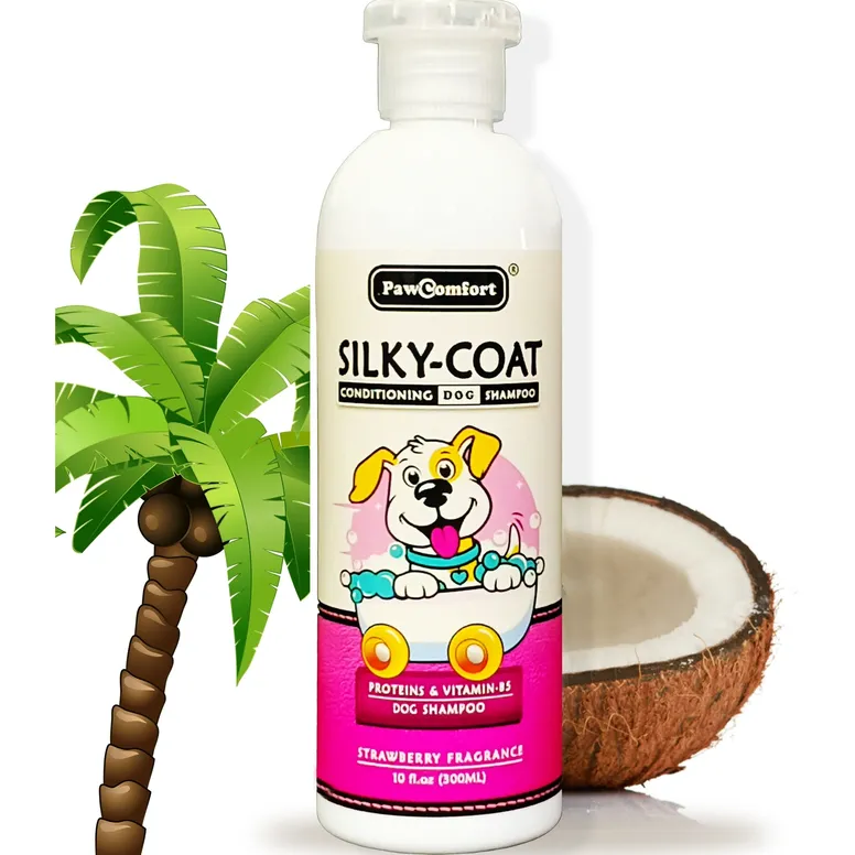 PawComfort Silky Coat Dog Shampoo - Conditioning Formula