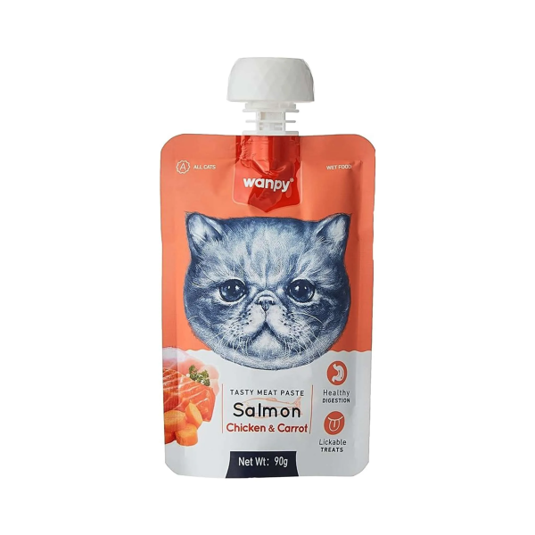 Wanpy Creamy Treats for All Stage Cats - Salmon