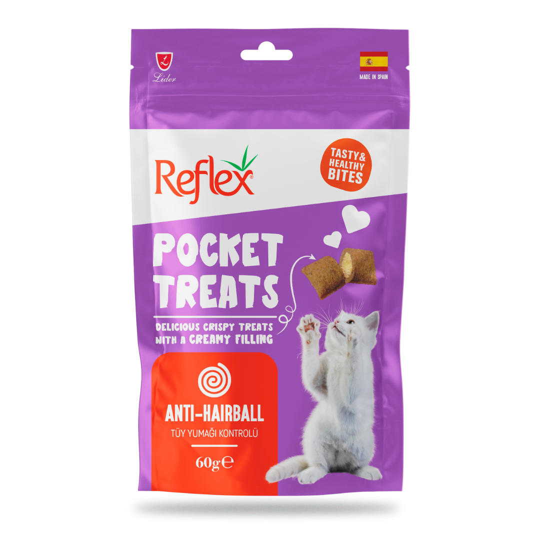 Reflex Cat Pocket Treat (Hair & Ball)